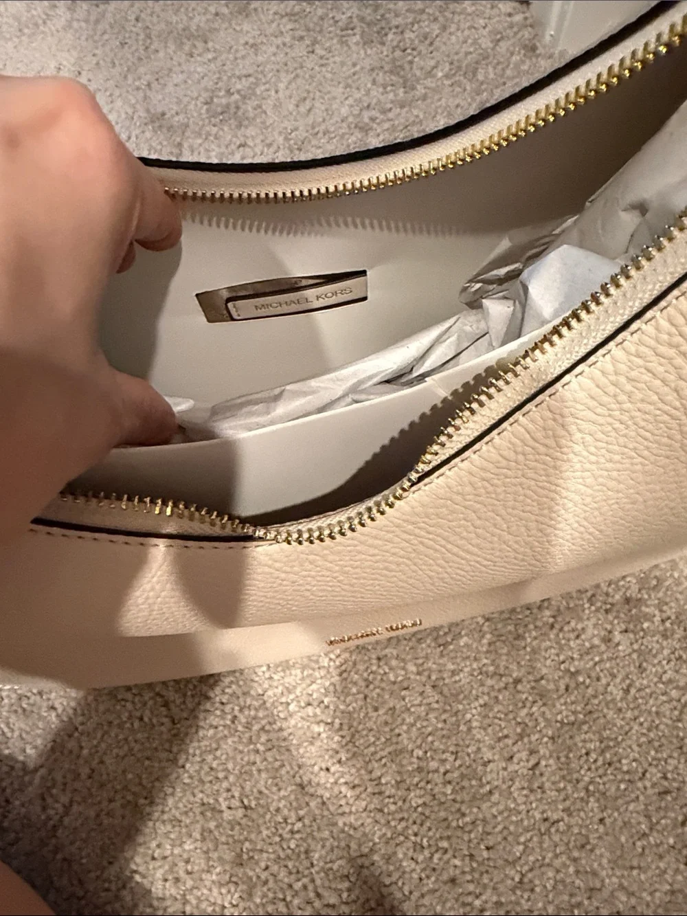 Michael Kors sleek pebbled